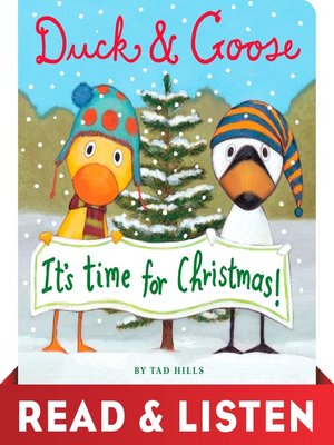 cover image of Duck & Goose, It's Time for Christmas!